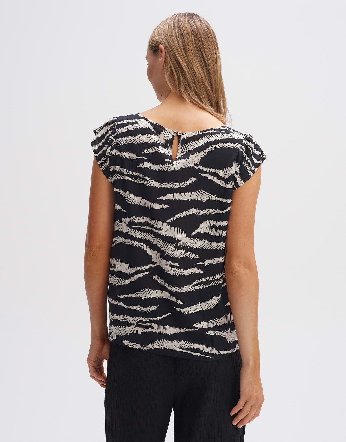 Opus Damen Bluse Fannie safari - Jaacks Fashion