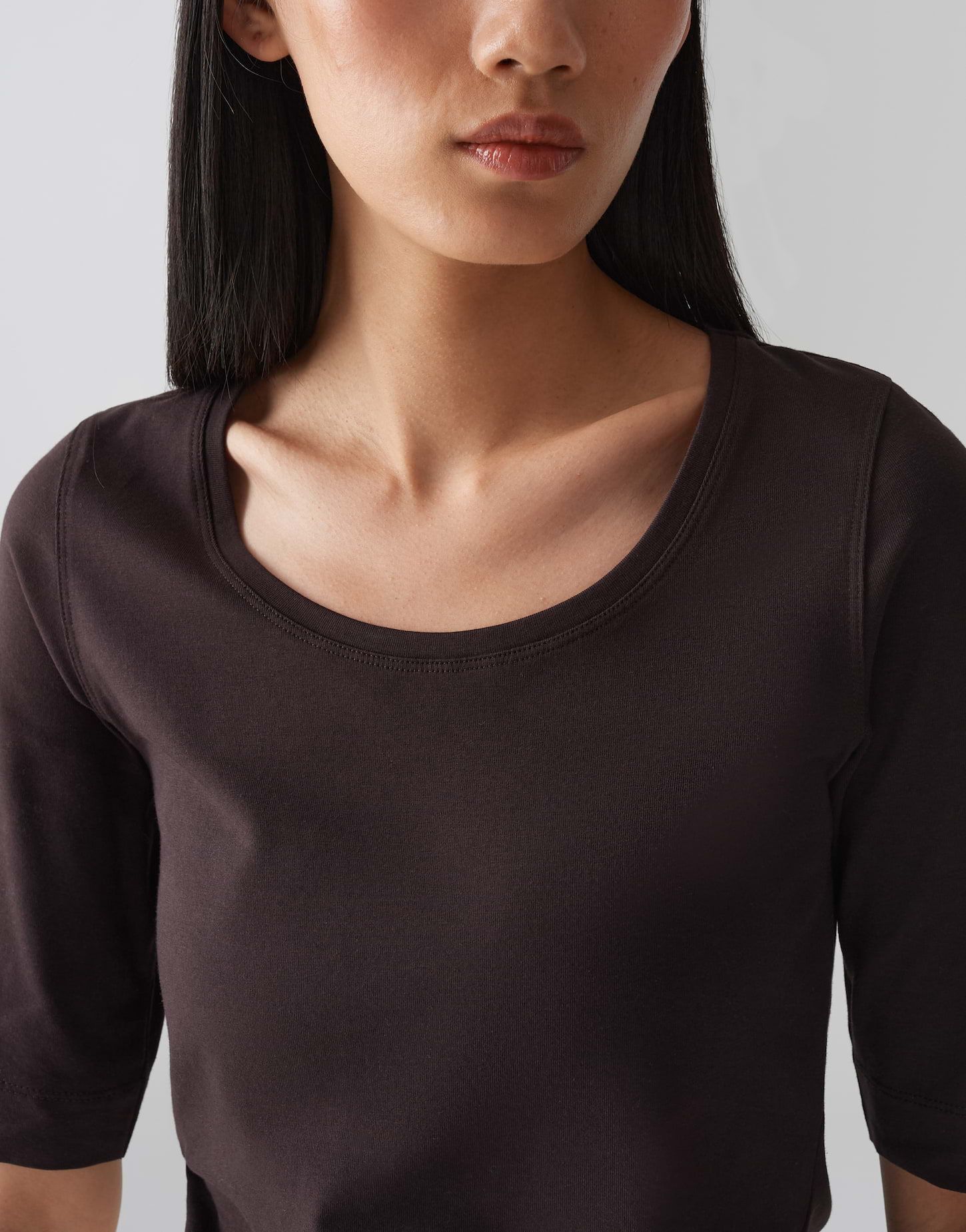 Opus Damen Shirt Serta braun