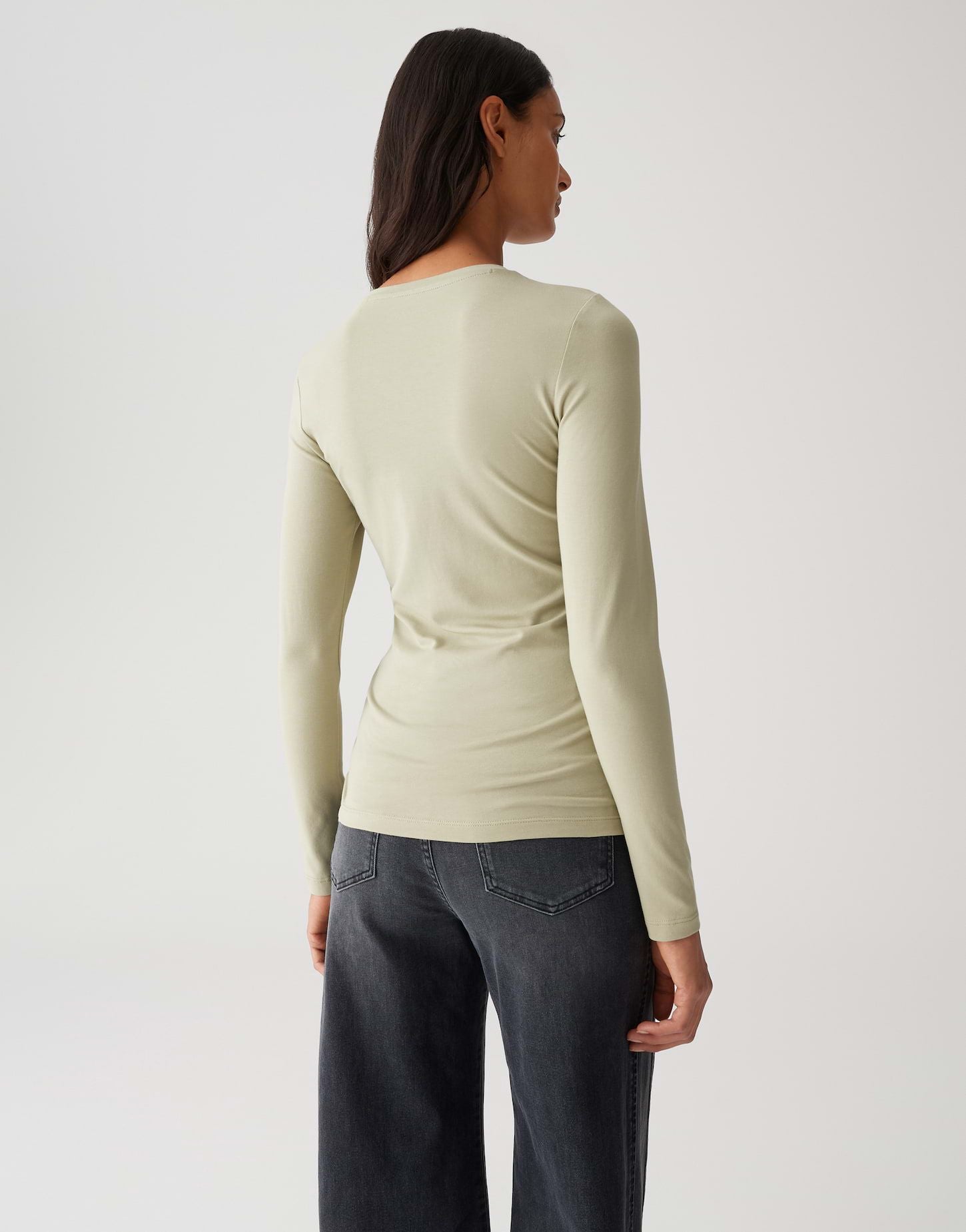 Opus Damen Shirt Smilla grün