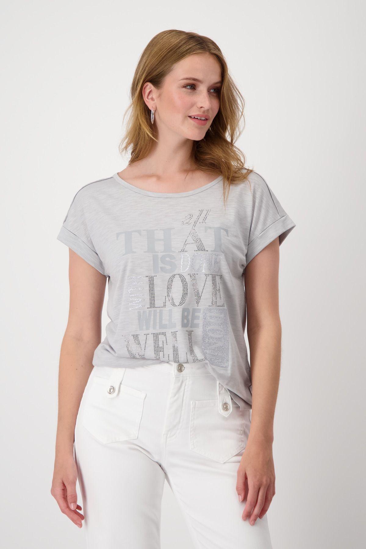 Monari Damen T-Shirt blau