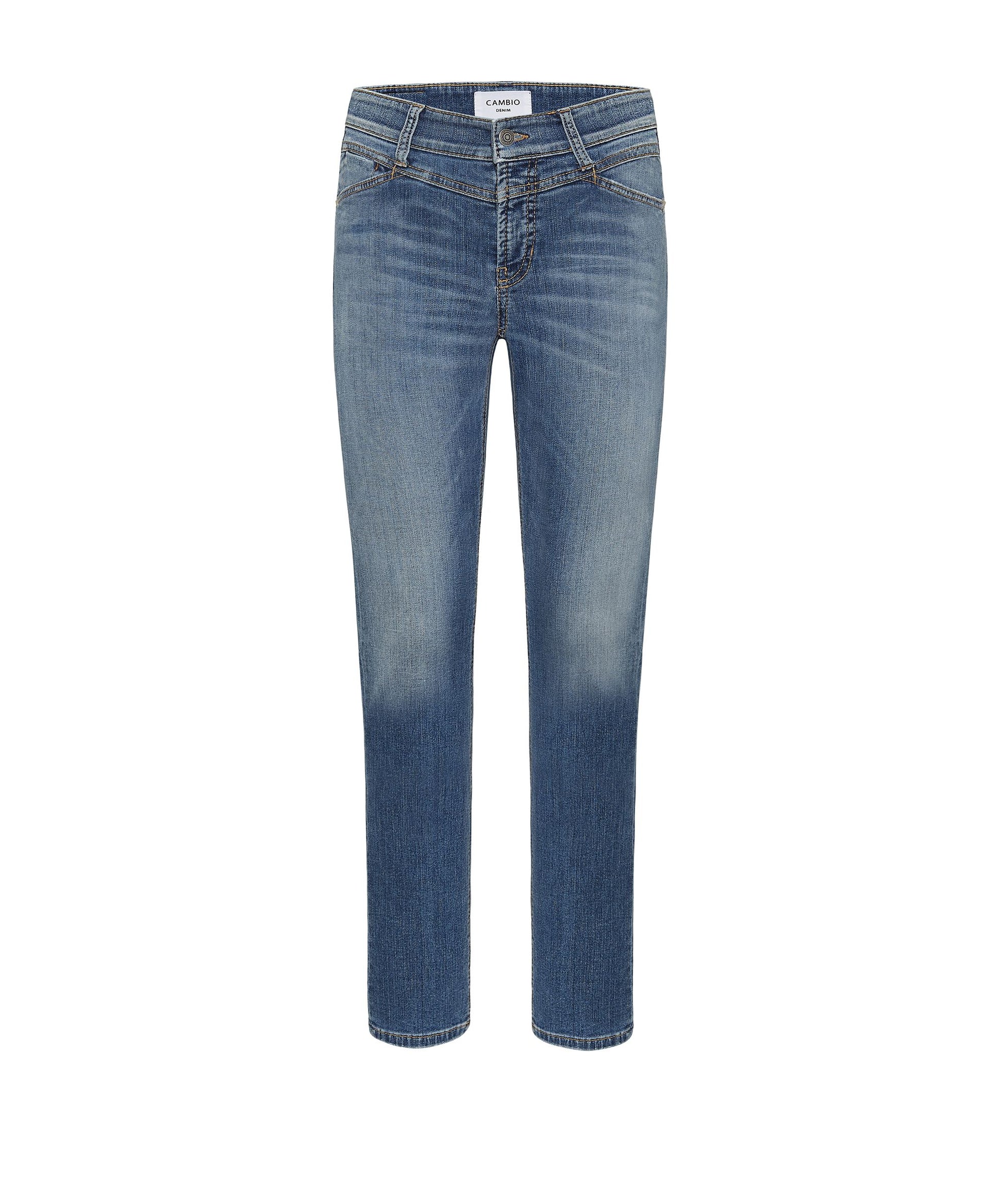Cambio Damen Hose Parla seam 30 blau