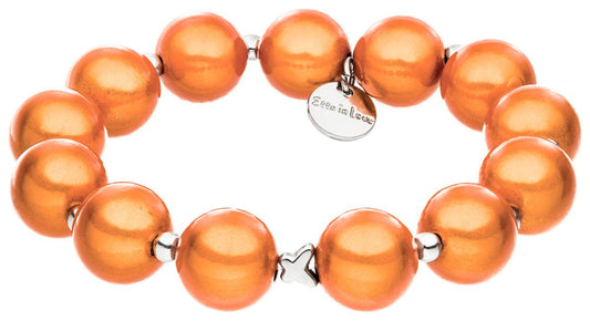 Ella in Love Damen Perlenarmband orange