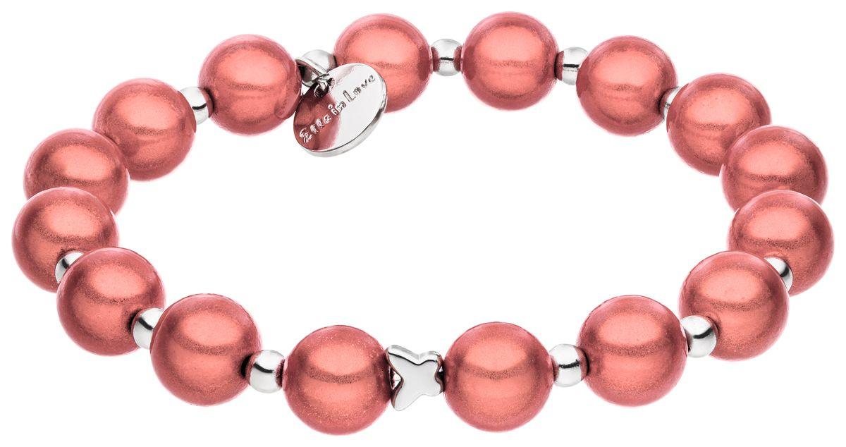 Ella in Love Damen Perlenarmband rosa