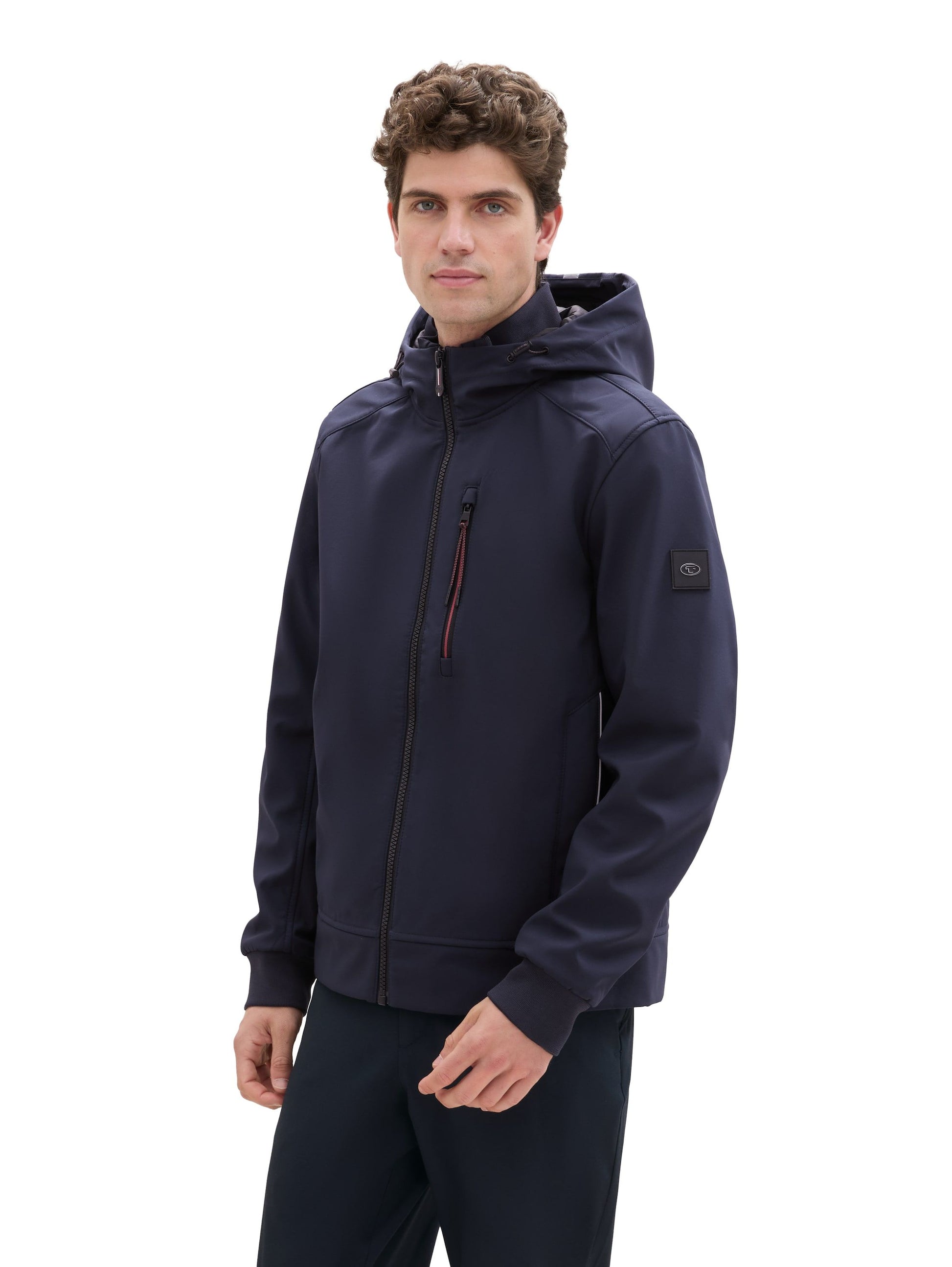 Tom Tailor Herren Softshell Jacke blau