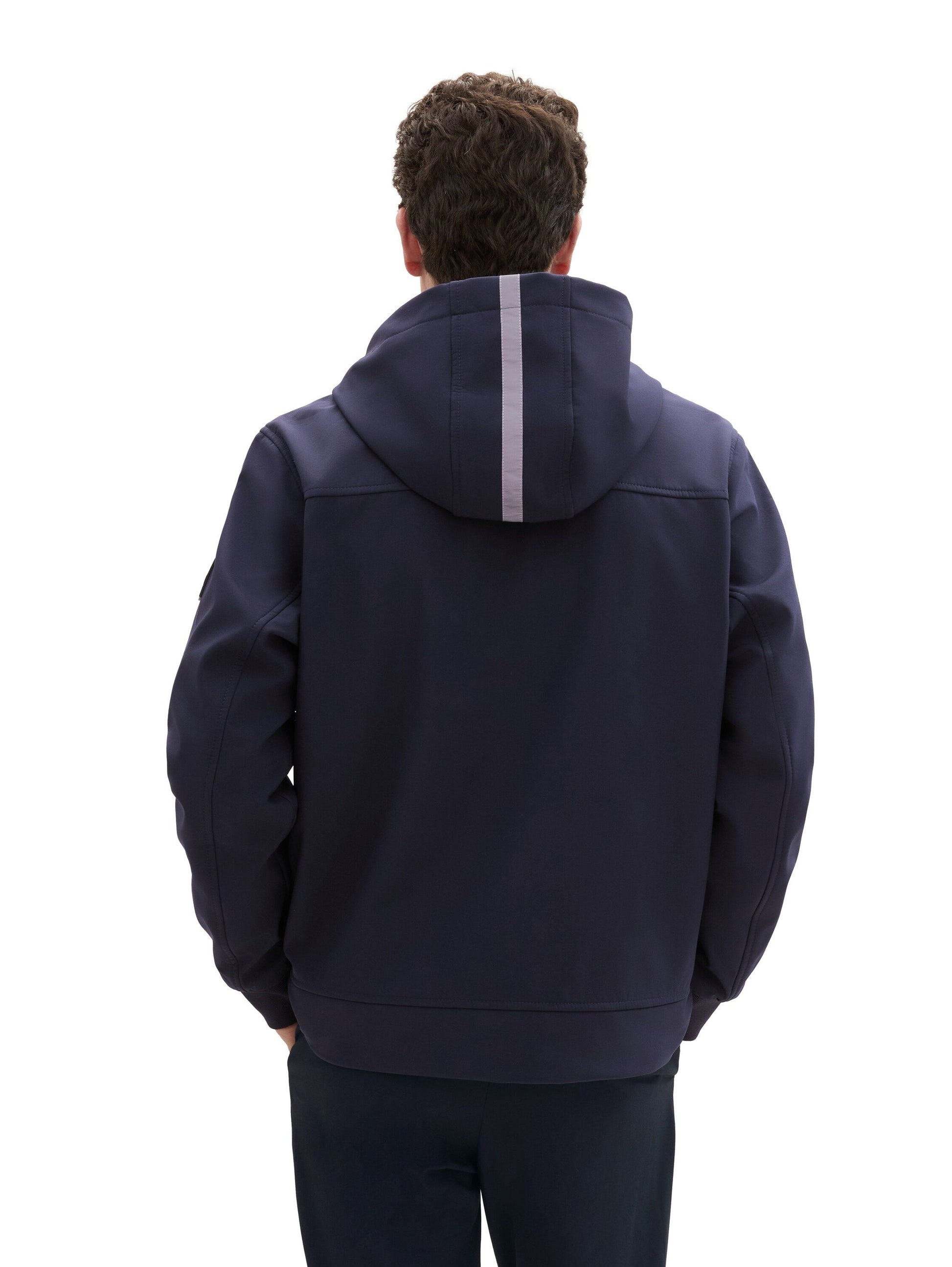 Tom Tailor Herren Softshell Jacke blau