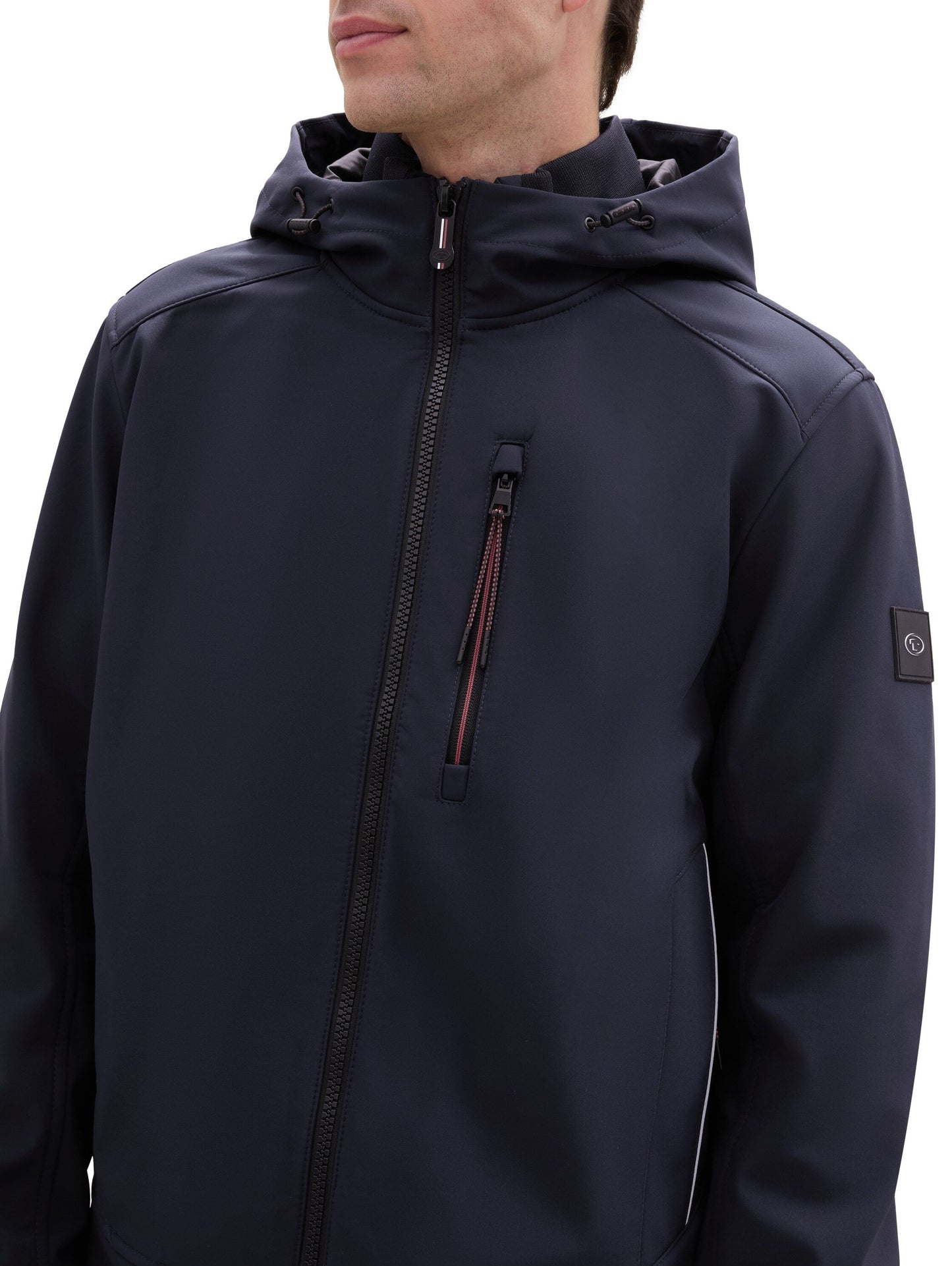 Tom Tailor Herren Softshell Jacke blau