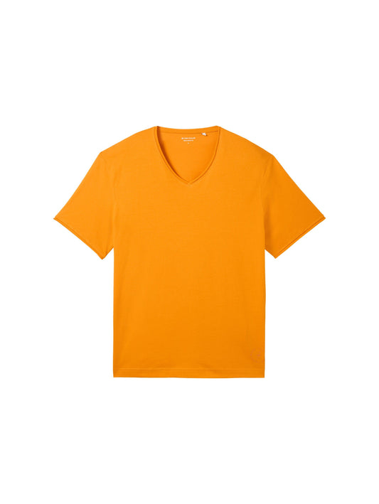 Tom Tailor Herren Basic T-Shirt orange