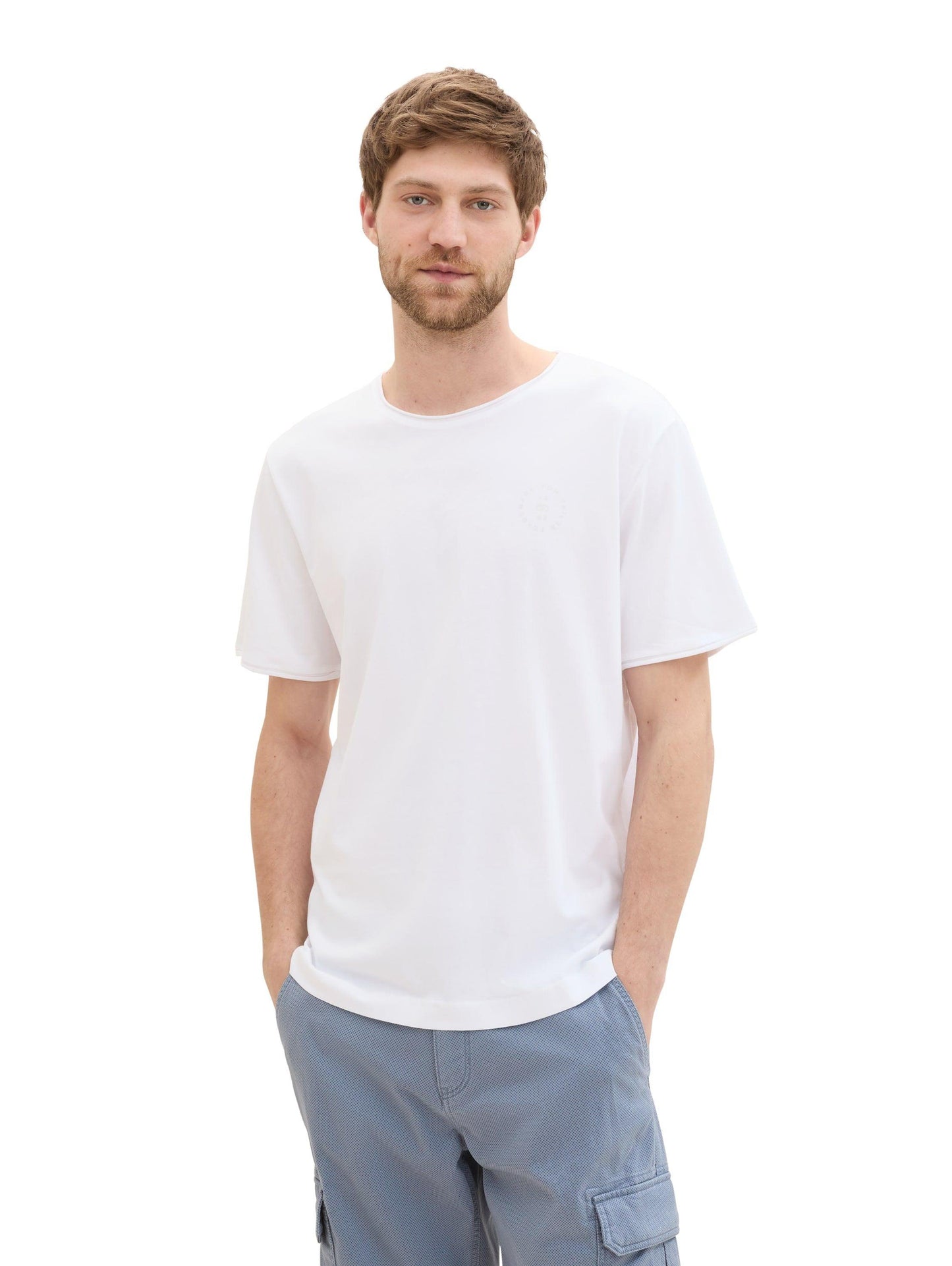 Tom Tailor Herren Basic T-Shirt - Jaacks Fashion