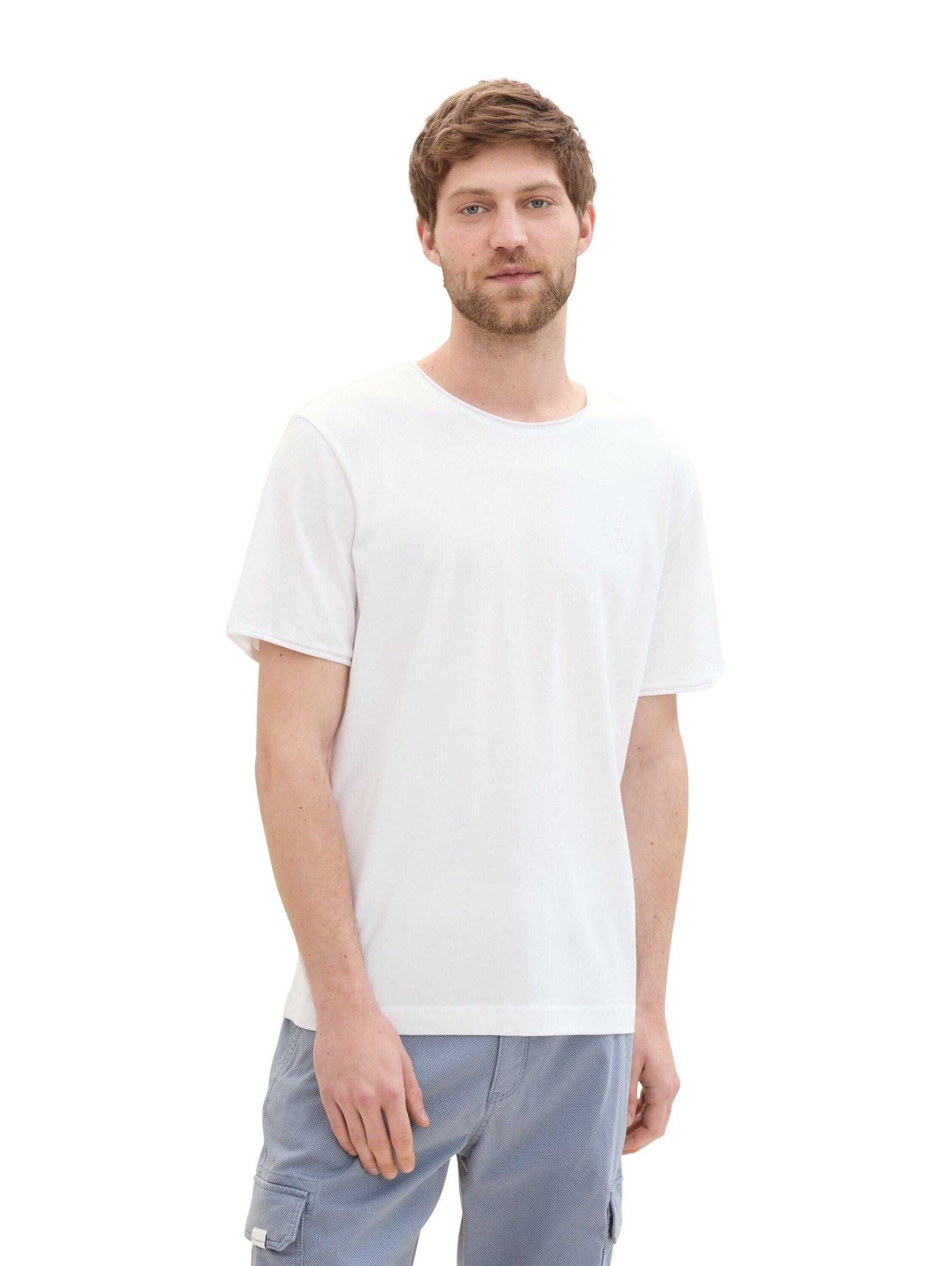 Tom Tailor Herren Basic T-Shirt - Jaacks Fashion