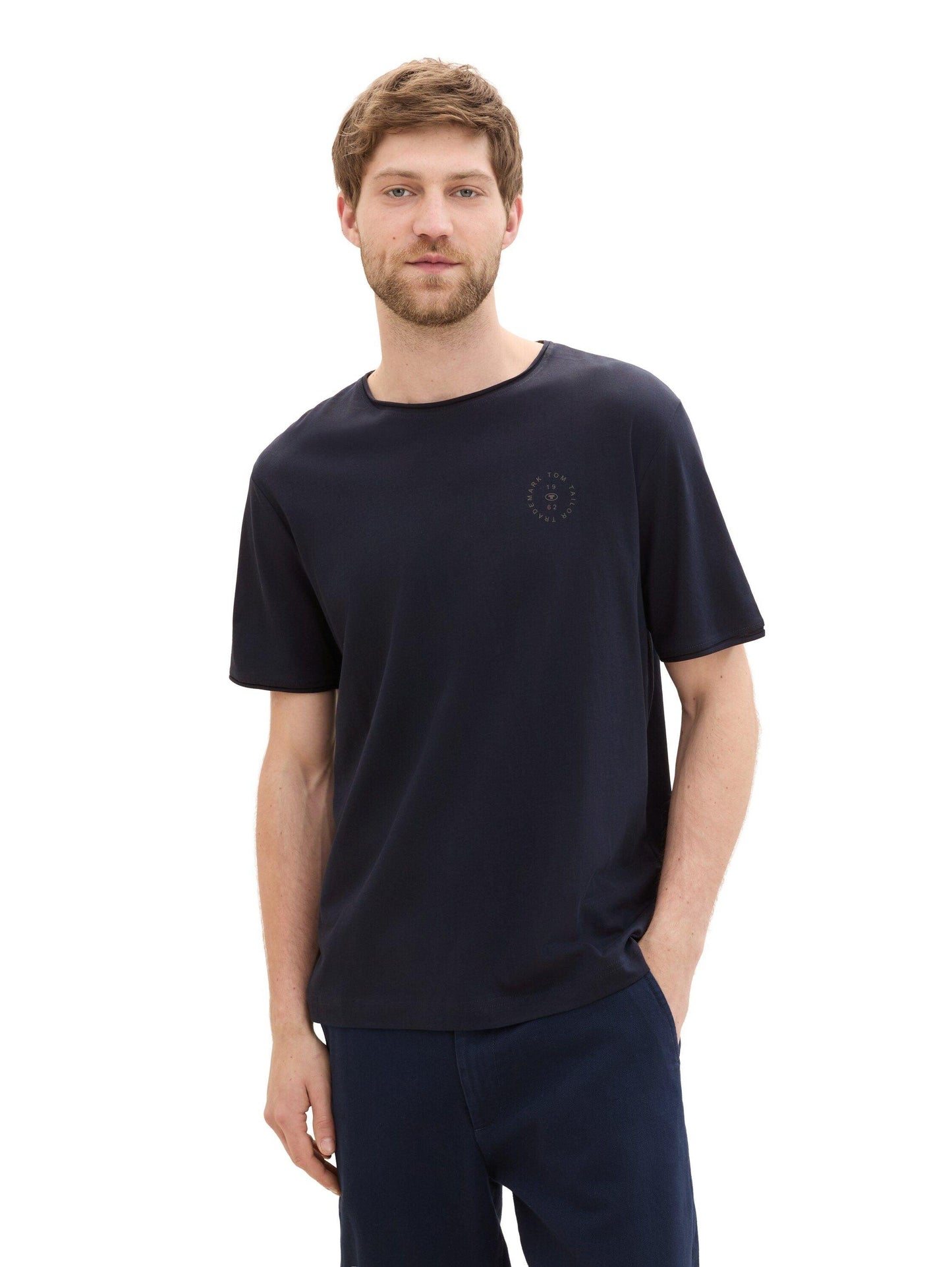 Tom Tailor Herren Basic T-Shirt - Jaacks Fashion