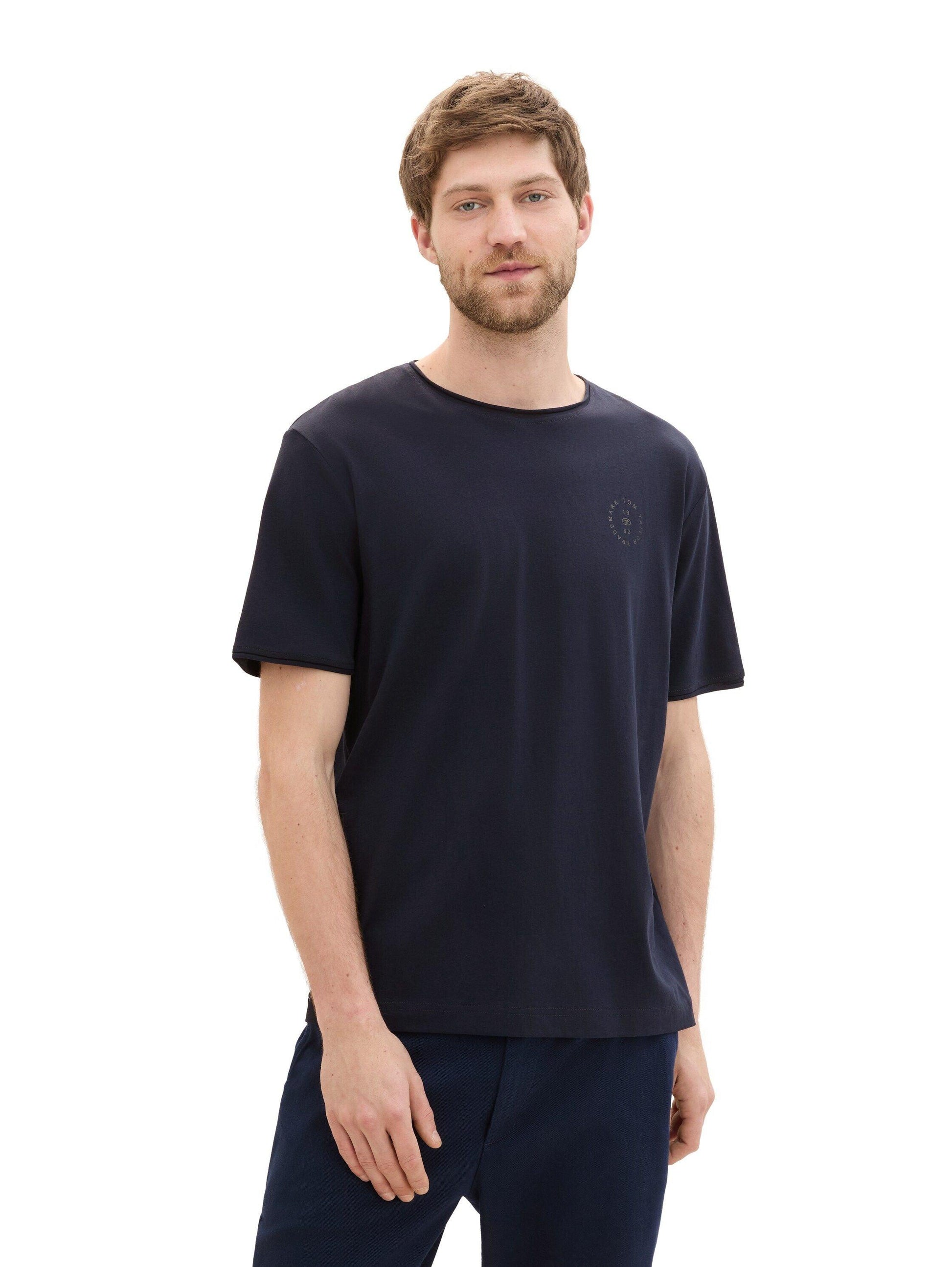 Tom Tailor Herren Basic T-Shirt - Jaacks Fashion