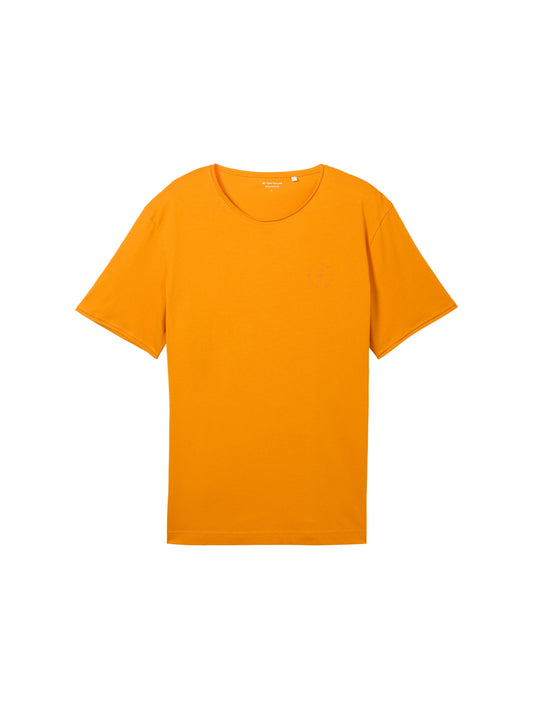 Tom Tailor Herren Basic T-Shirt orange