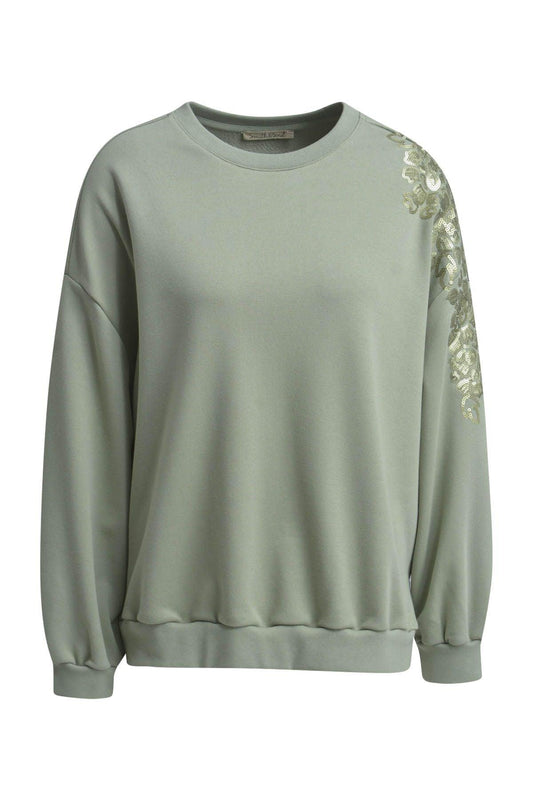 Smith&Soul Damen Sweatshirt grün