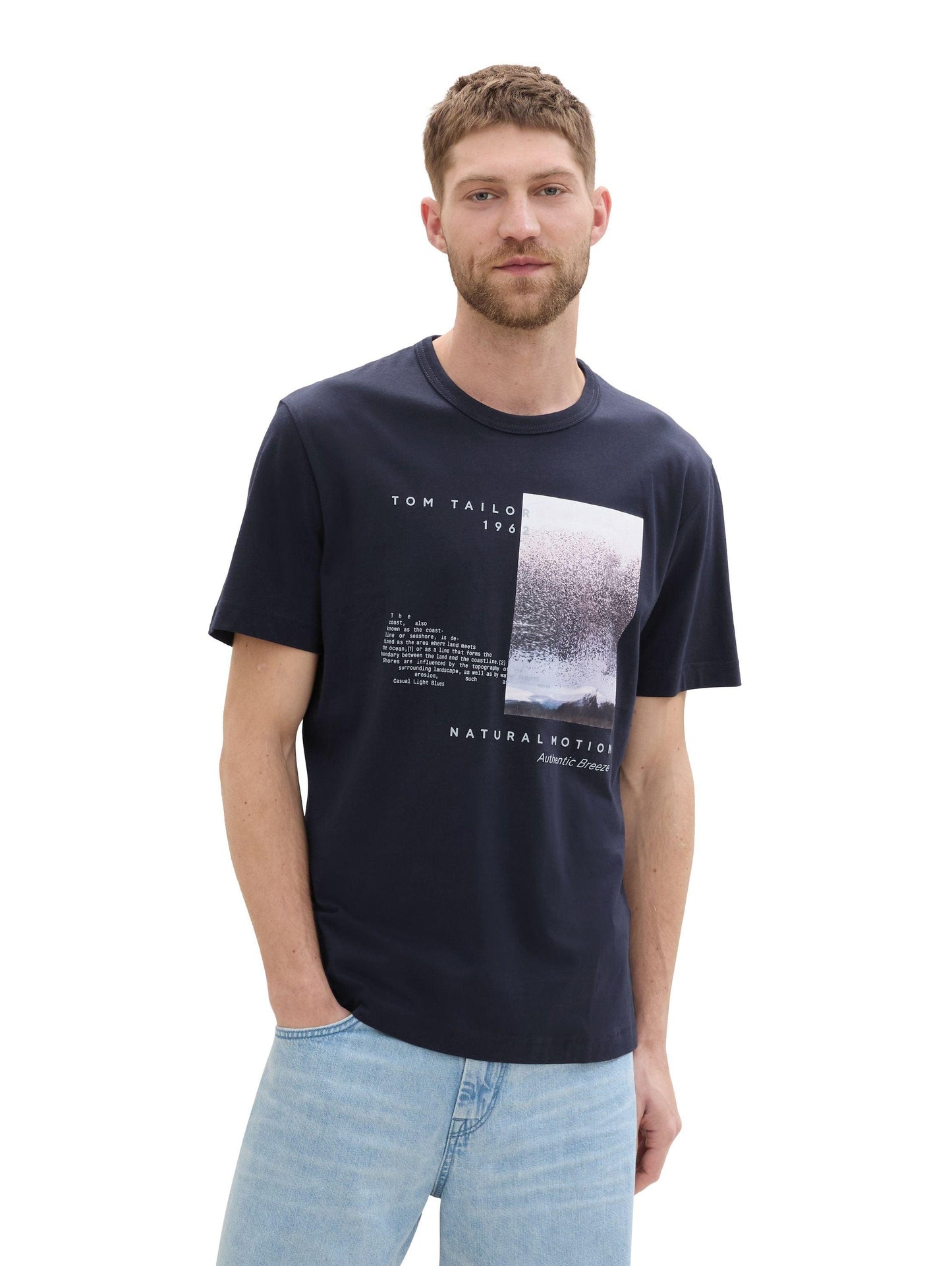 Tom Tailor Herren T-Shirt mit Fotoprint - Jaacks Fashion