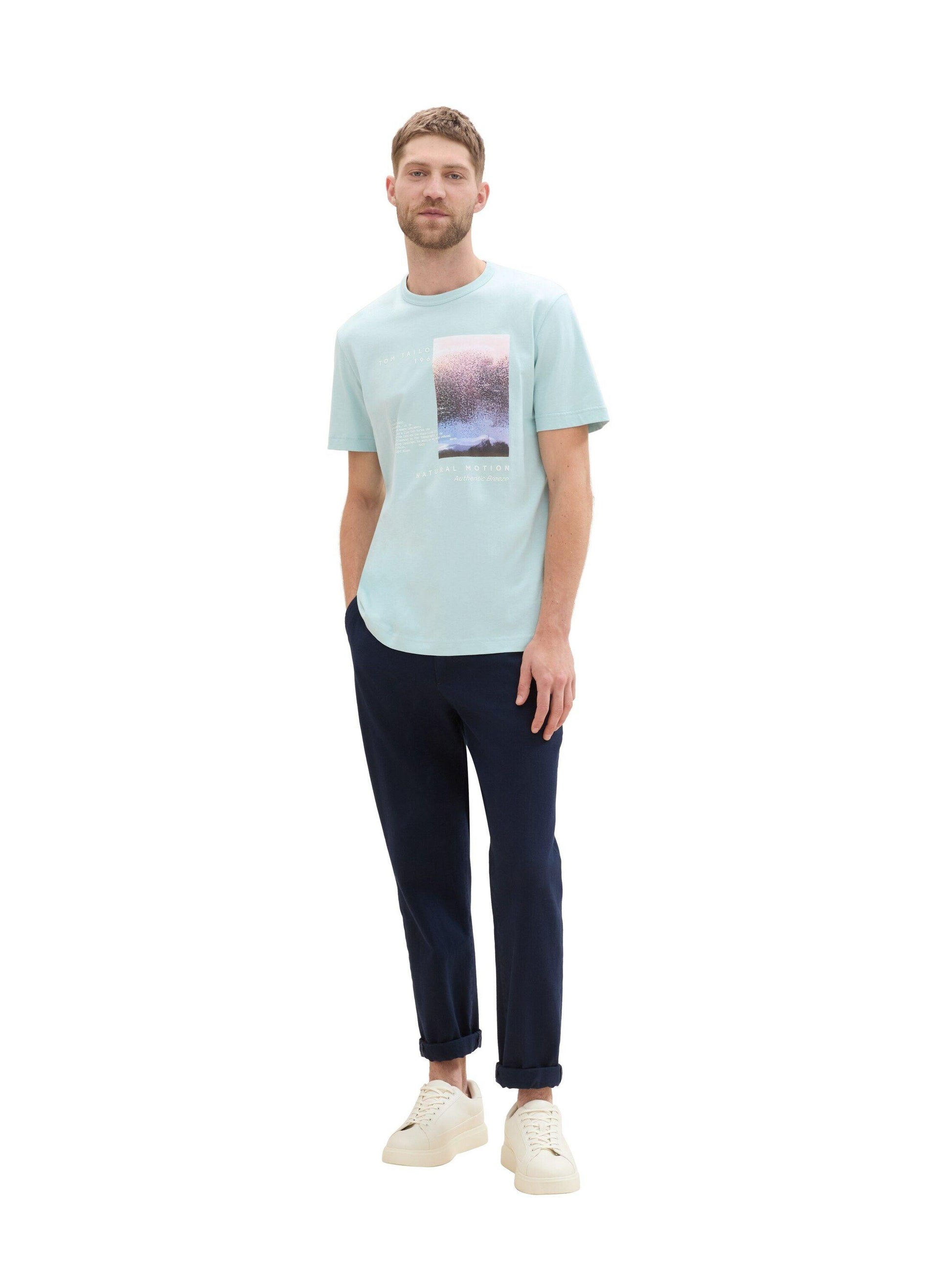 Tom Tailor Herren T-Shirt mit Fotoprint - Jaacks Fashion