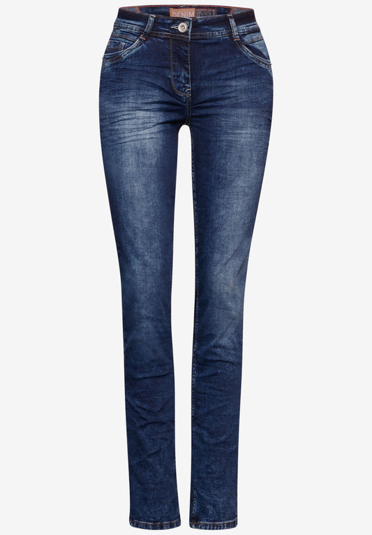 CECIL Damen Jeans im Casual Fit  | B377687 in Blau