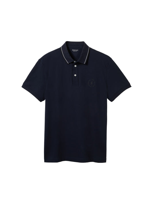 Tom Tailor Herren Poloshirt blau