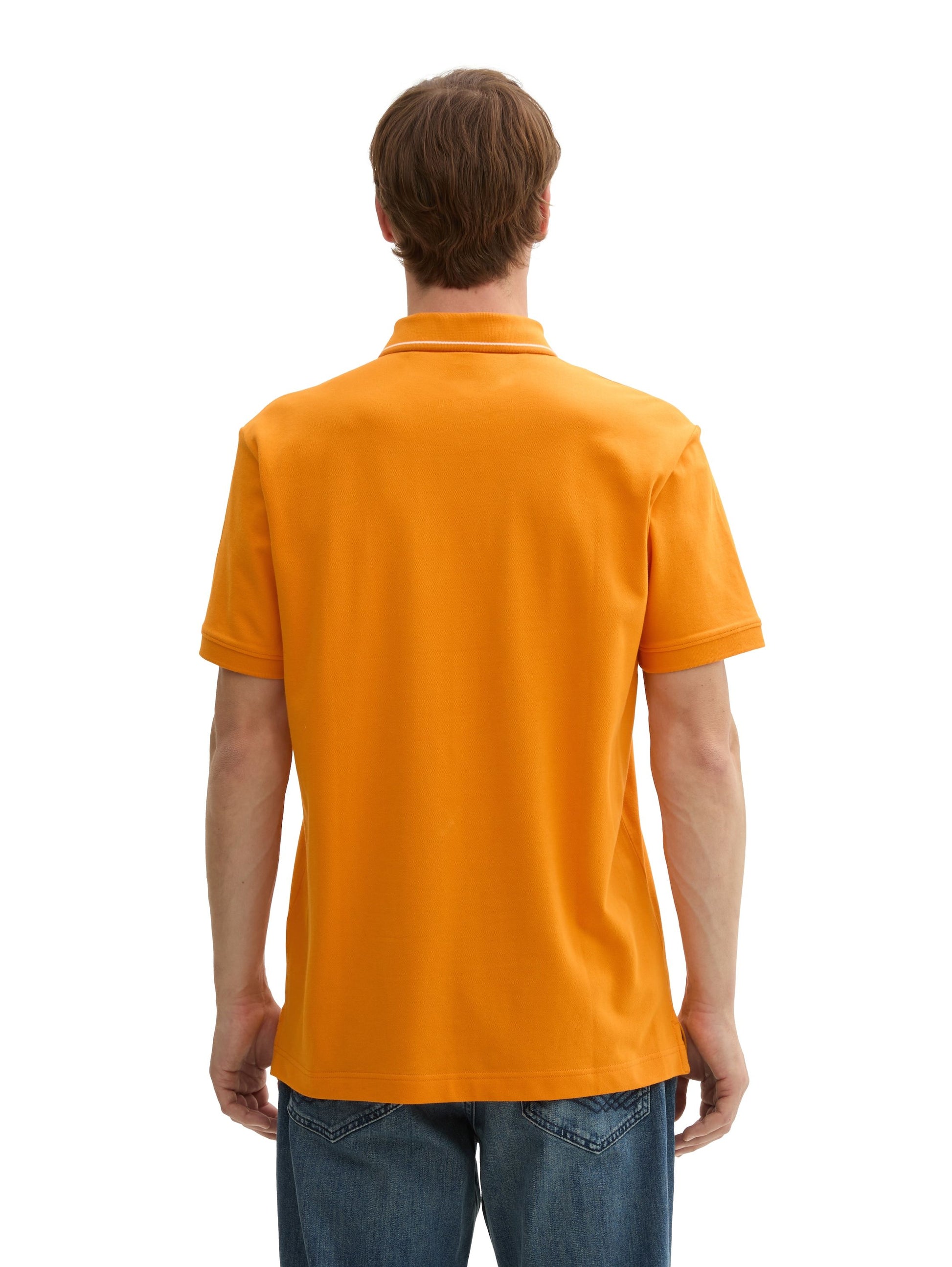 Tom Tailor Herren Poloshirt orange