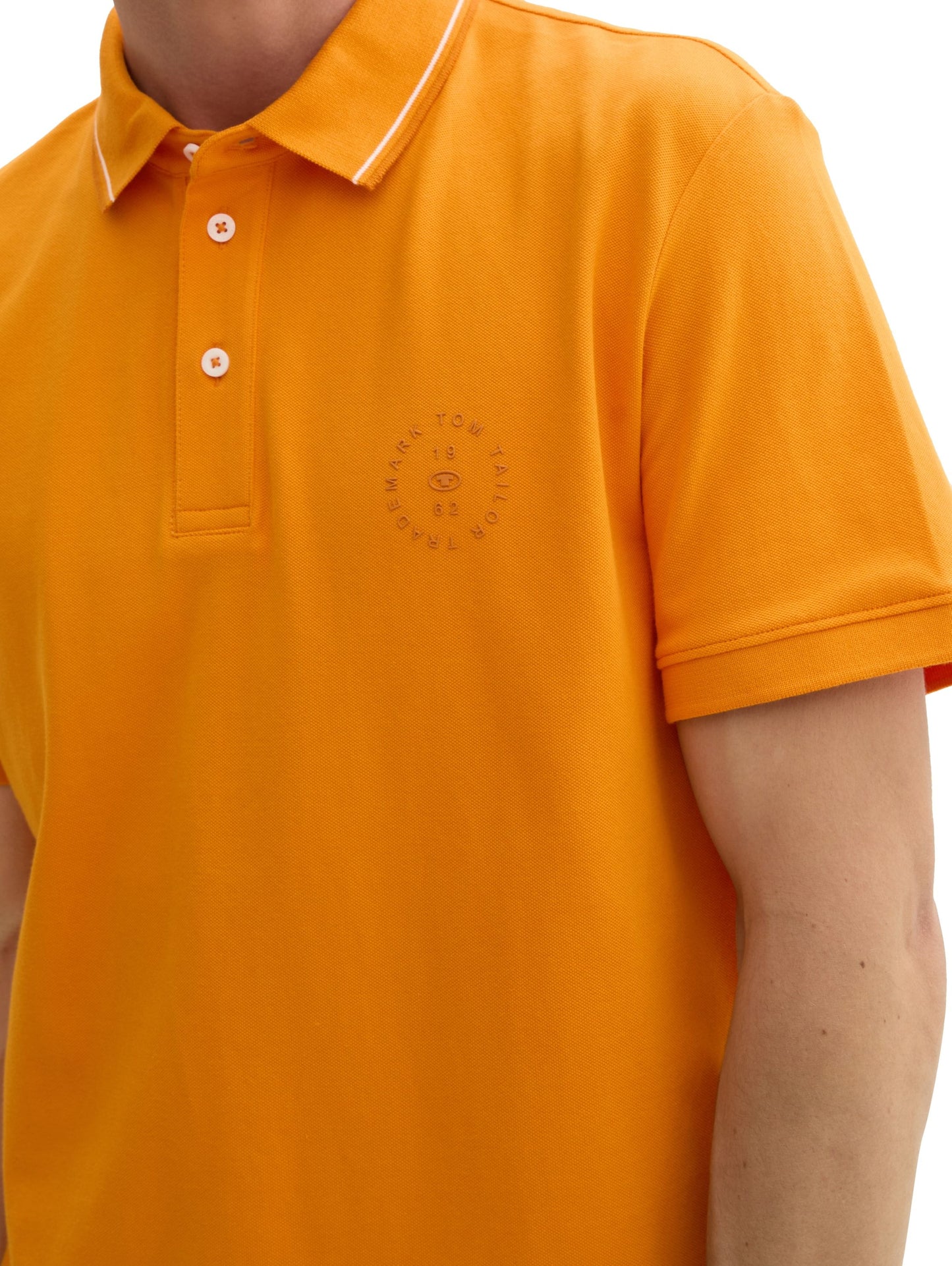 Tom Tailor Herren Poloshirt orange