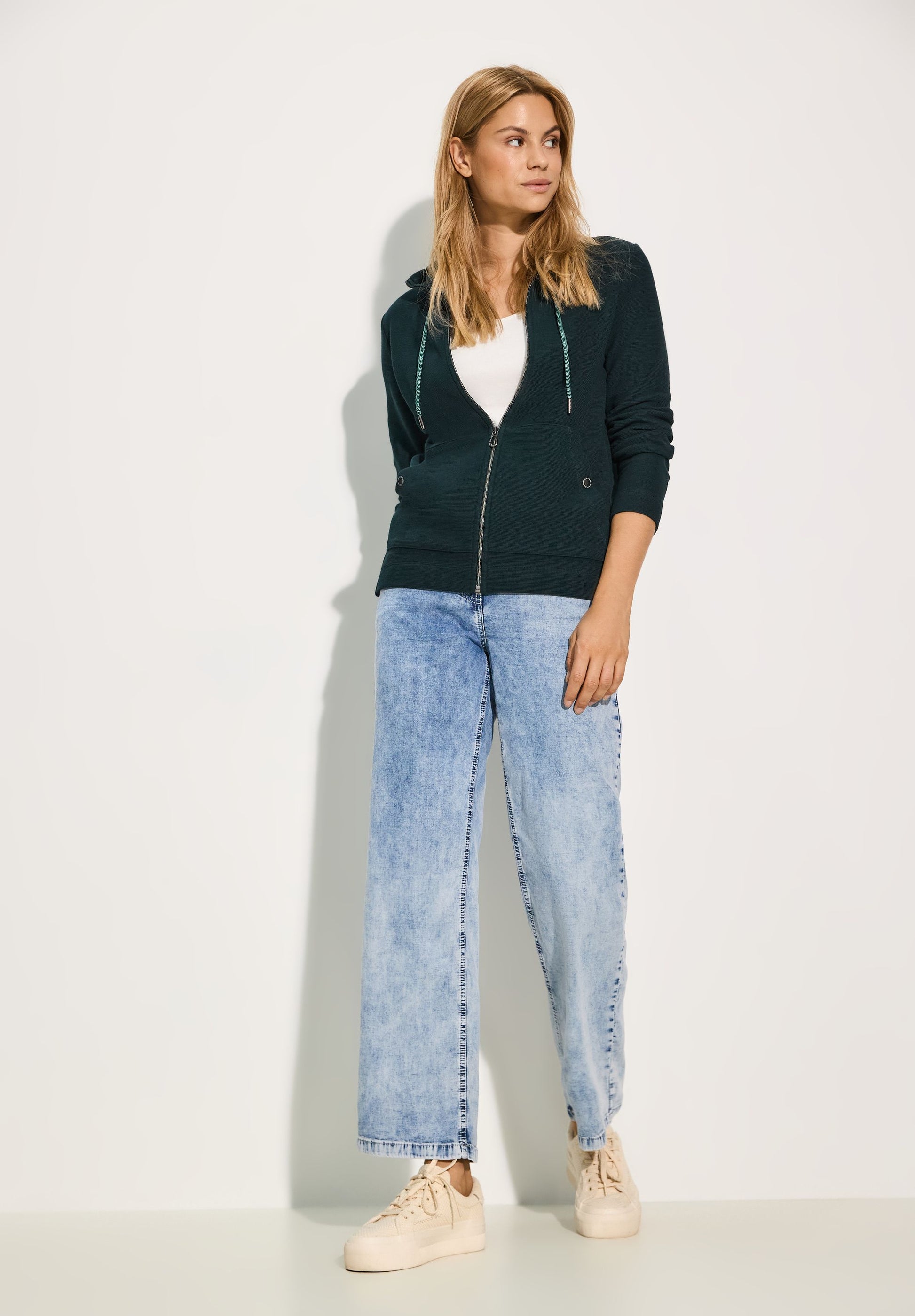 Cecil Damen Sweatjacke grün