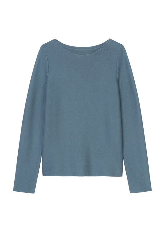 Marc O'Polo Damen Longsleeve blau