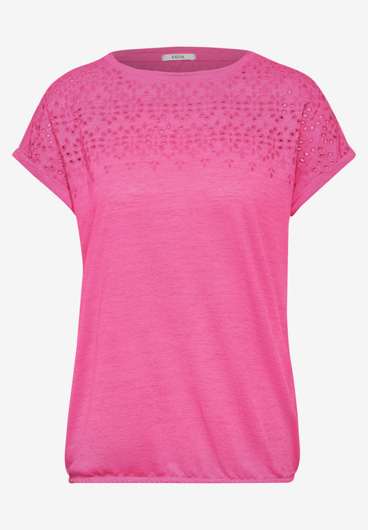 Cecil Damen Sommer T-Shirt XXL rosa