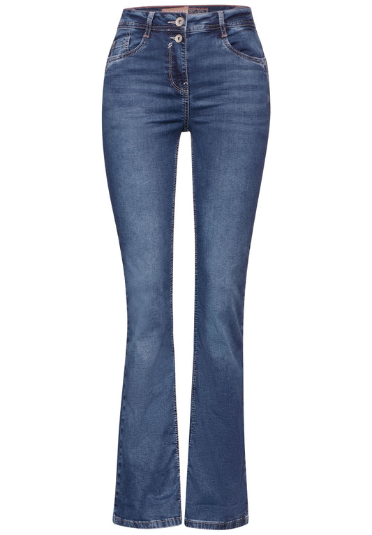 Cecil Damen Bootcut Leg Jeans