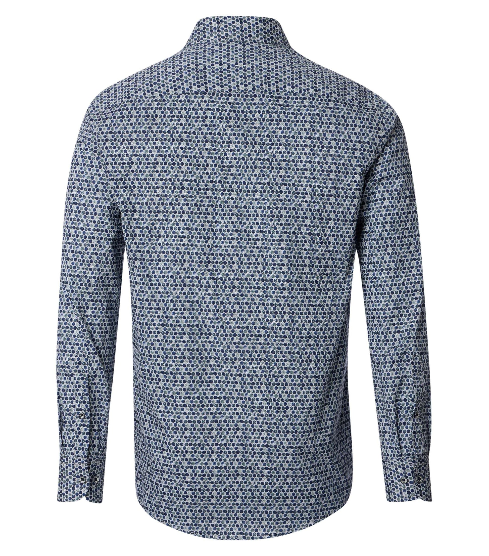 Casa Moda Herren Freizeithemd blau