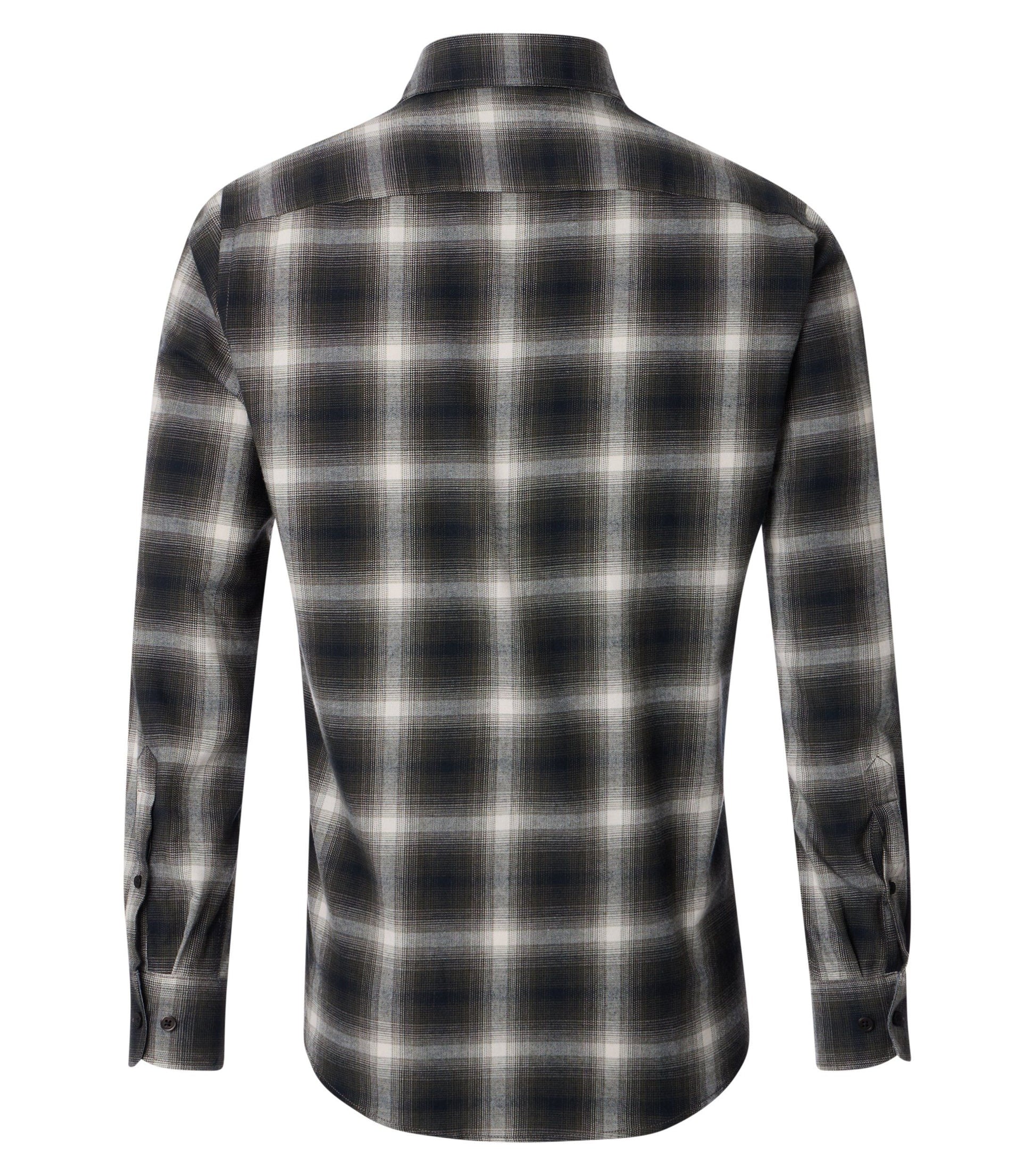 Casa Moda Herren Flanellhemd grün