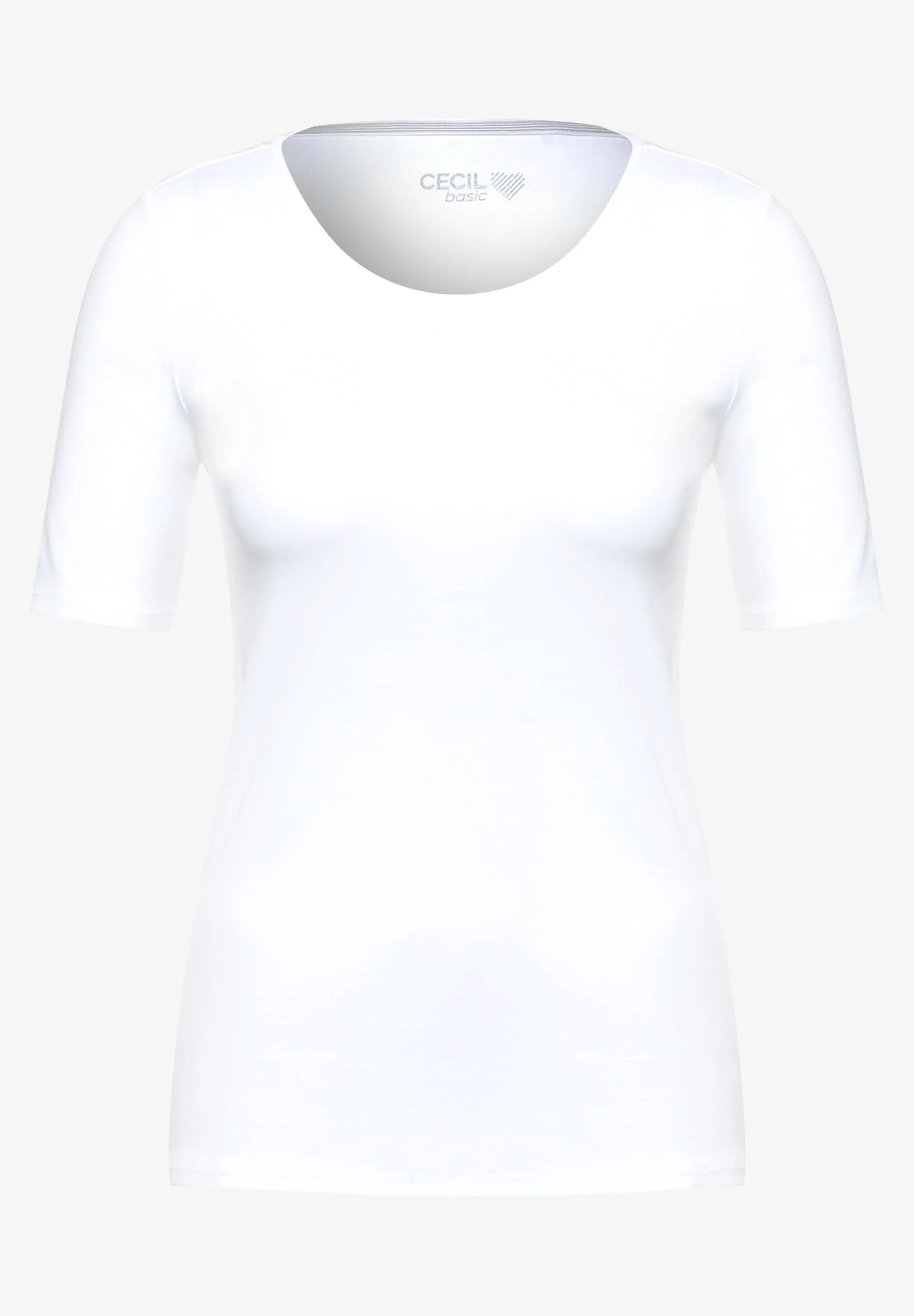 Cecil – Cecil Damen T-Shirt in Unifarbe