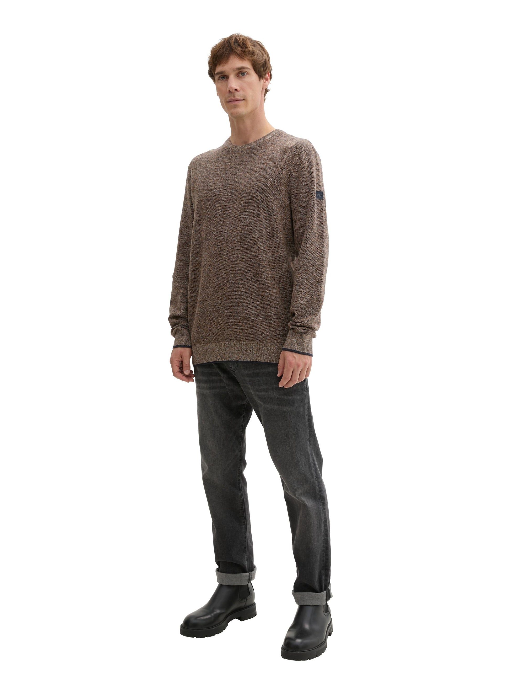 Tom Tailor Herren Pullover blau