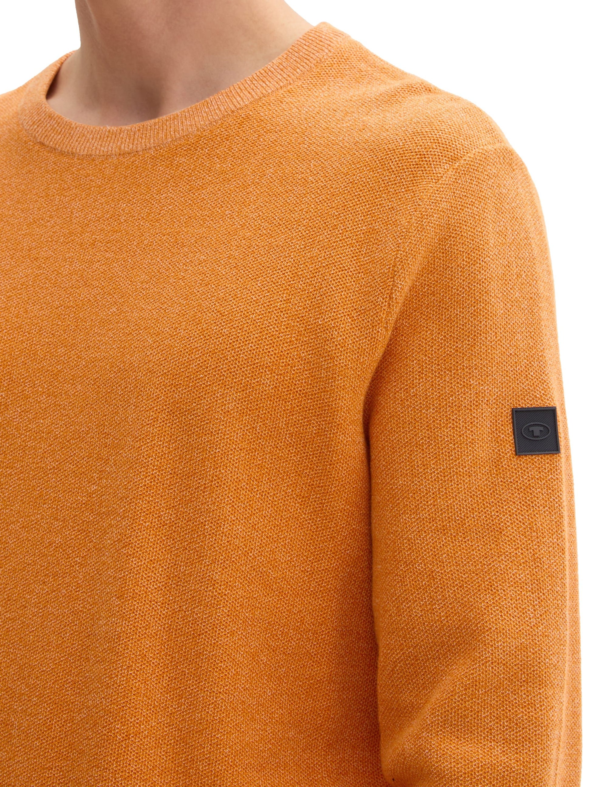 Tom Tailor Herren Pullover orange
