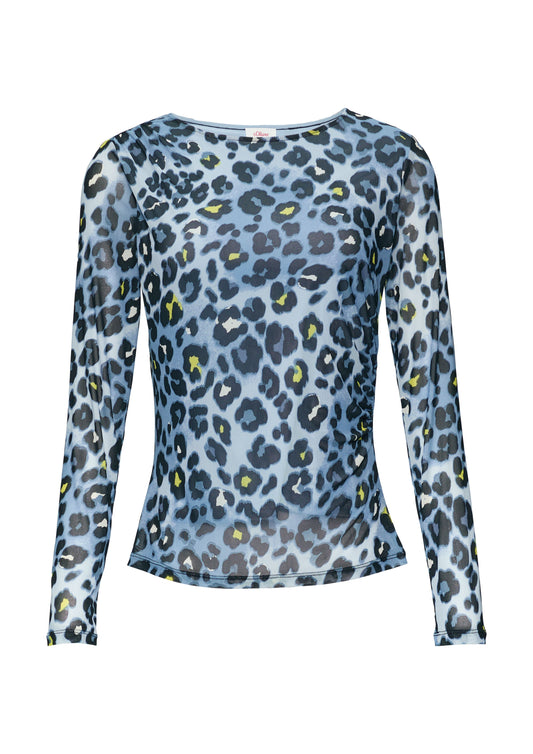 s. Oliver Damen T-Shirt blau