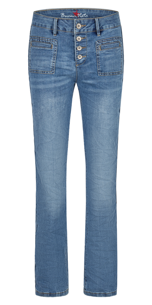 Buena Vista Damen Jeans Stella straight stretch denim