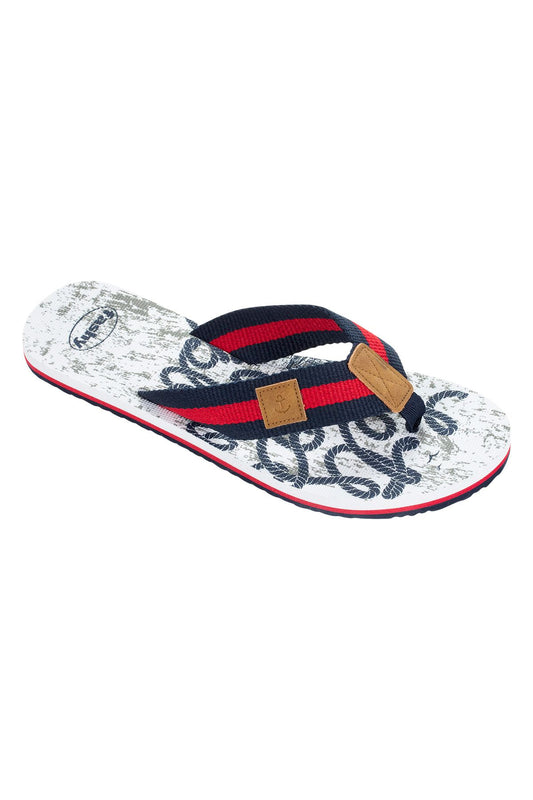 Fashy Herren Flip Flop V-Strap Trinity rot