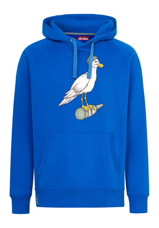 derbe Herren Pullover Sturmmöwe blau