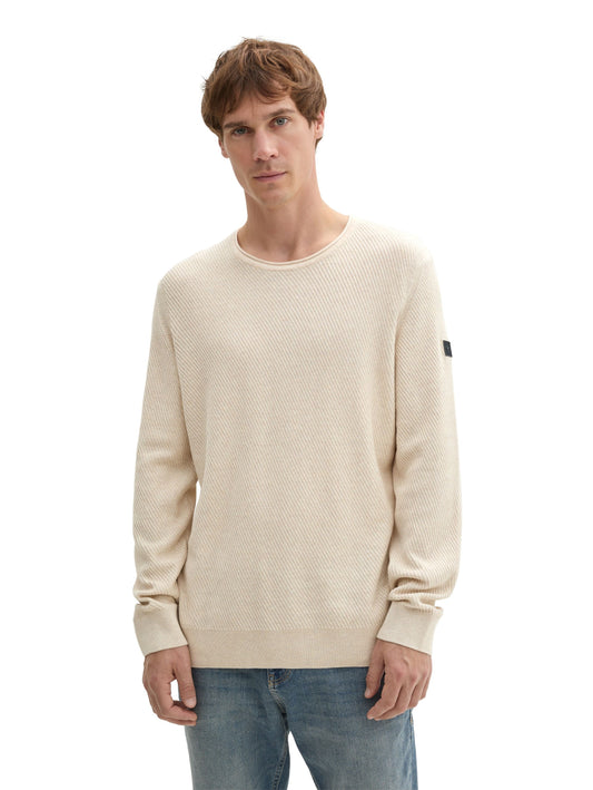 Tom Tailor Herren Pullover XXXL beige