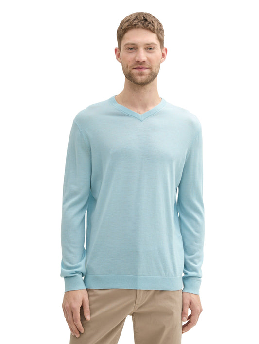 Tom Tailor Herren Strickpullover XXXL blau