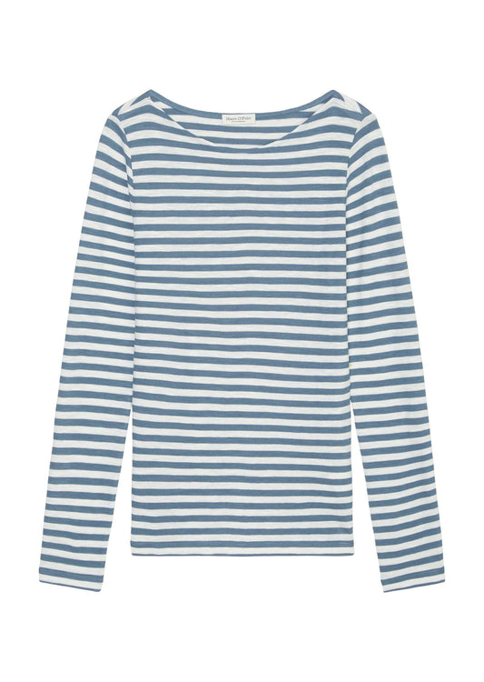 Marc O'Polo Damen Longsleeve blau