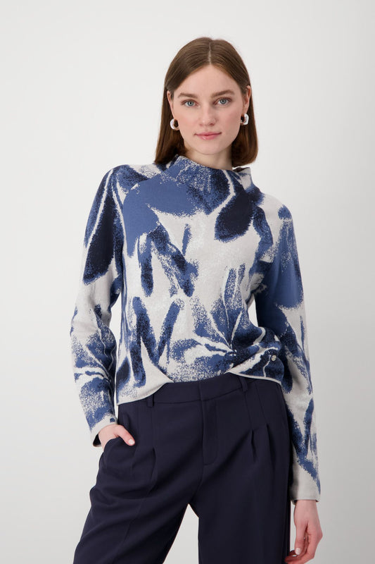 Monari Damen Strickpullover beige