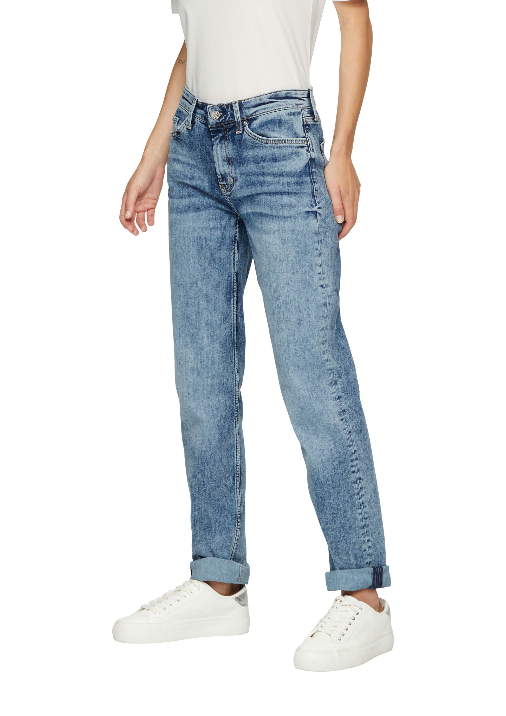 s.Oliver REGULAR FIT STRAIGHT LEG - Broek - beige s.Oliver REGULAR FIT STRAIGHT LEG - Broek - beige