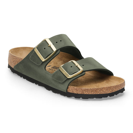 Birkenstock Damen Schuh Arizona LEOI grün