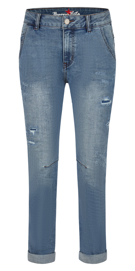 Buena Vista Aida cropped stretch denim