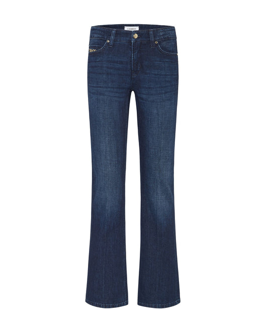 Cambio Damen Jeans Paris flared 33 blau