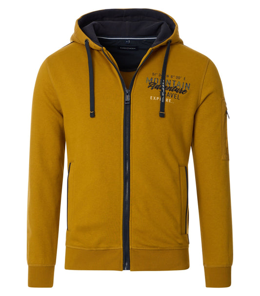 Casa Moda Herren Sweatjacke gelb