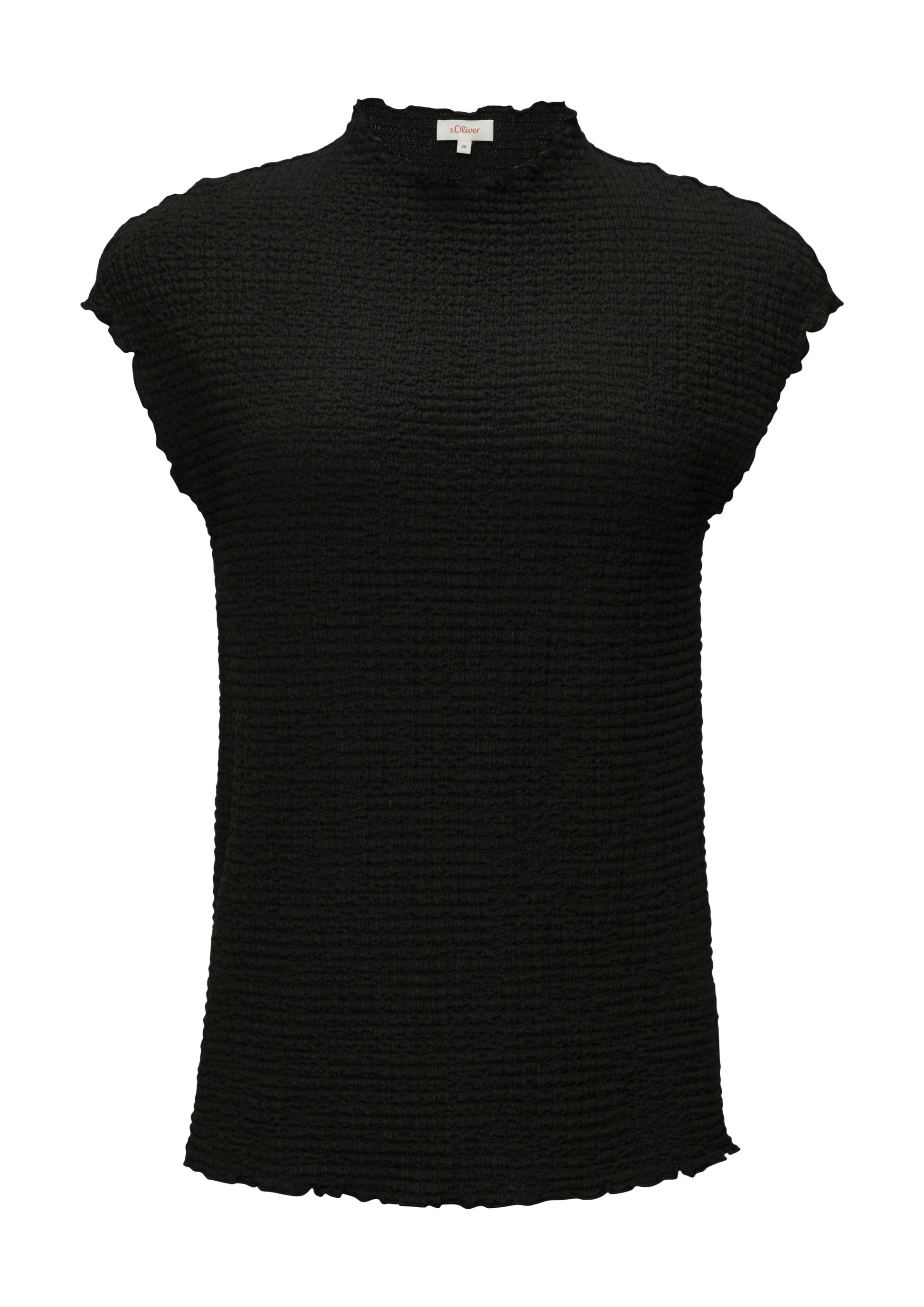 s.Oliver Damen T-Shirt 44 schwarz