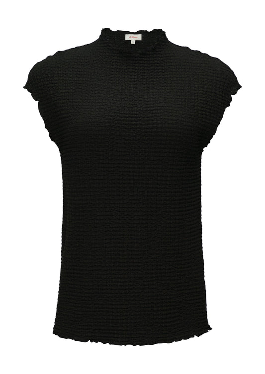 s.Oliver Damen T-Shirt 44 schwarz