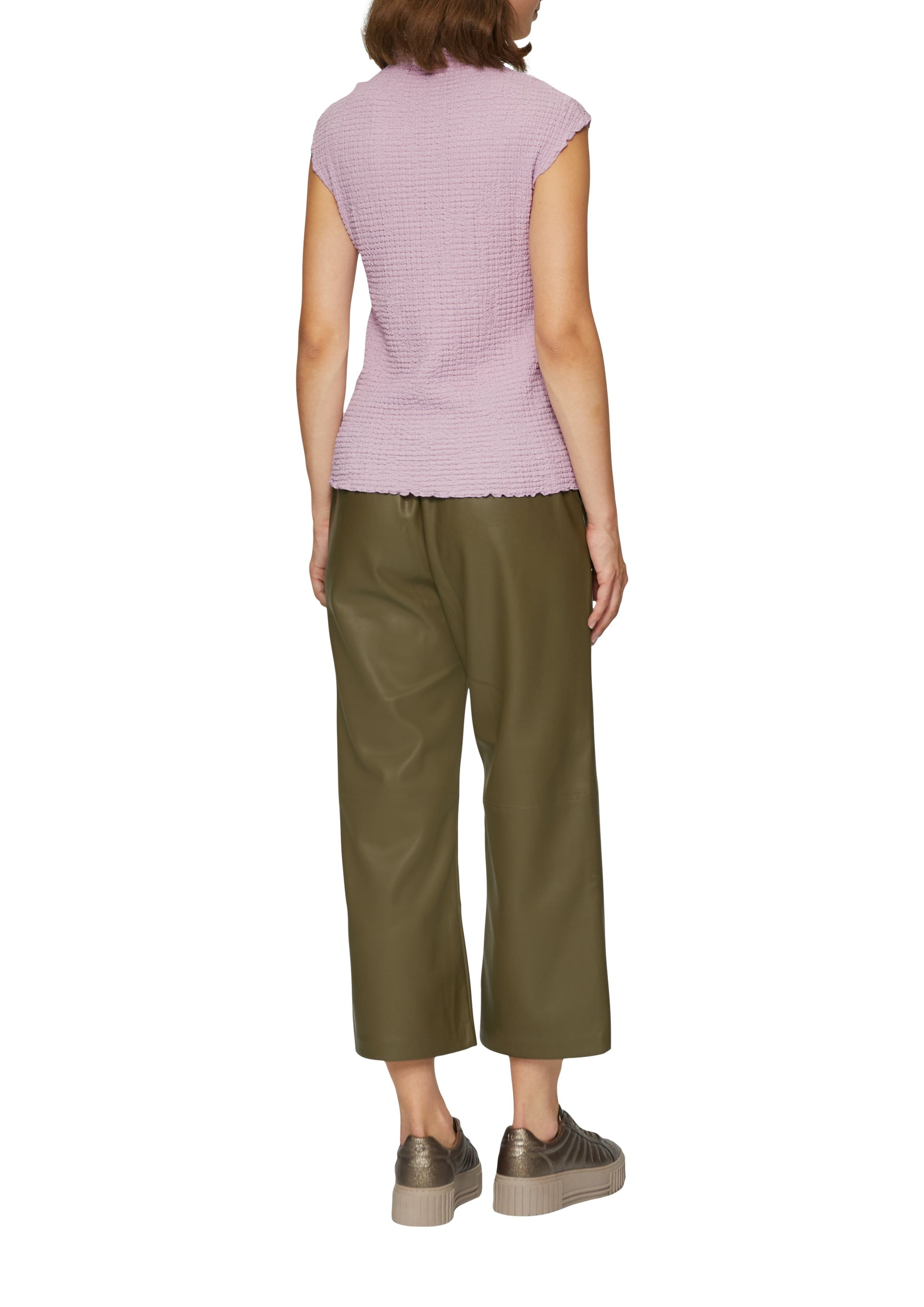 s. Oliver Damen T-Shirt violett