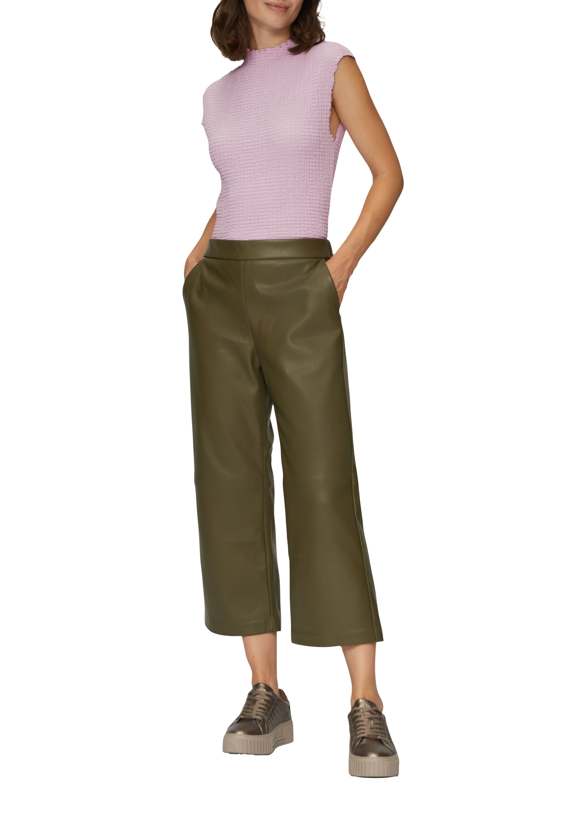 s. Oliver Damen T-Shirt violett