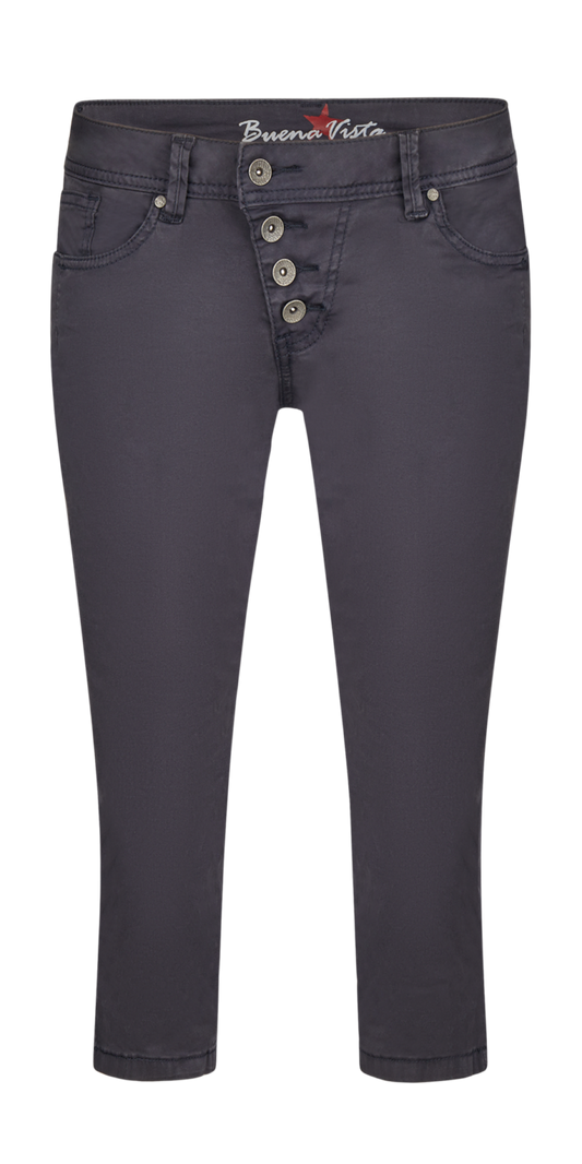 Buena Vista Damen Hose Malibu-Capri stretch twill blau